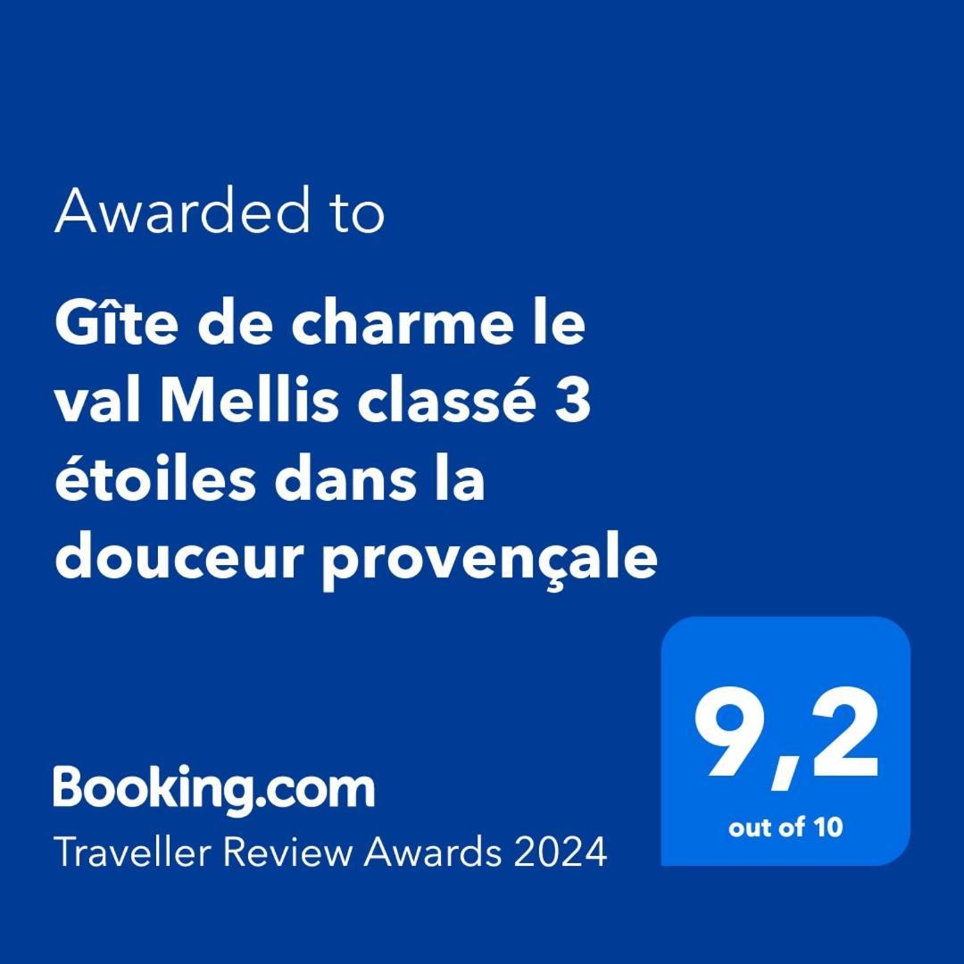 Gite De Charme Le Val Mellis Classe 3 Etoiles Dans La Douceur Provencale Vaumeilh Ngoại thất bức ảnh